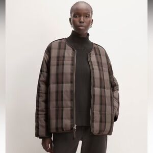 Everlane cotton liner jacket, size S, NWOT.